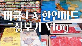 특별편 2) 엘에이 한국마트 | 한인마트 장보기 브이로그 | 40대 싱글 장보기 Vlog | 캘리포니아 LA | 남의집 장바구니