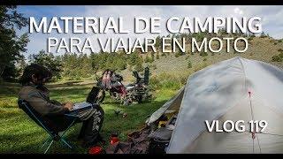 Camping y cocina  | Cómo organizar un viaje en moto. Vlog #119