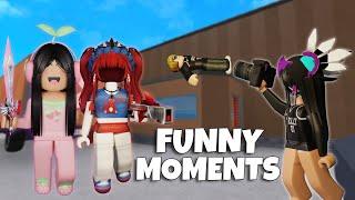 FUNNY MOMENTS WITH AUICIQ AND TALIA!! (Murder Mystery 2)