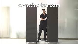 How to make seamless led poster display by HSC LED