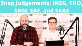 Investing in Stocks: Snap Judgements -  INSG, THO, SBGI, EAF, and SKAS