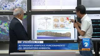 Autoridades verifica el funcionamiento del observatorio ambiental