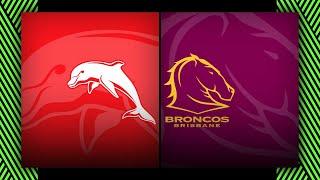 NRL 2024 | Dolphins v Broncos | Extended Match Highlights