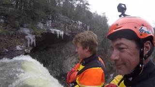 Dane Jackson on Ozone Falls with Eric Jackson and Nick Troutman