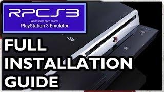 RPCS3 [ 2018 ]  PS3 EMULATOR FULL GUIDE INSTALLATION