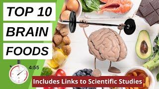 BRAIN FOODS | 10 Foods for a Healthy Brain & Memory