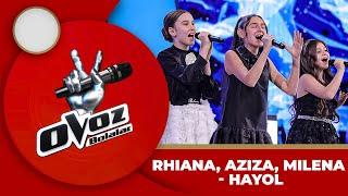 Ovoz Bolalar - RHIANA | MILENA | AZIZA - HAYOL (SEVARA NAZARXON) @TheVoiceofUzbekistan