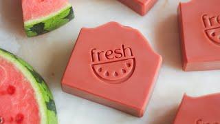 Homemade watermelon soap A natural summer soap recipe️