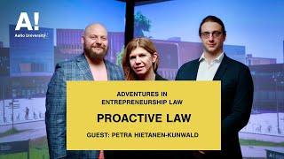 How to prevent and resolve legal problems?  Proactive law in practice – Entrepreneurship Law