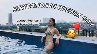 BUDGET-FRIENDLY STAYCATION WITH POOL AT QUEZON CITY (Good for Family with Kids) | Ybeth Rosario