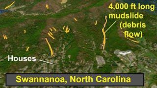 Where did Helene's dangerous landslides start? 3 counties discussed