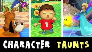 All Taunting Animations | Super Smash Bros. 3DS