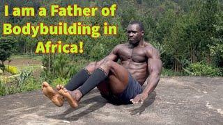 This Motivation Video Break My Heart !Mr WAD No Gym No Protein Powder African Bodybuilder !