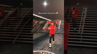 Antoine Griezmann Mocking Manchester City Badge  #Shorts