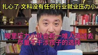 对文科 没有任何行业就业压力小