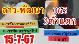 065เเตก3ตัวตามต่อ“ลาวพัฒนา15-7-67