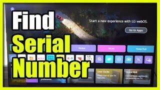 How to Find Serial Number & Model Number on LG TV (Easy Tutorial)