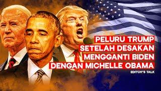 Peluru Trump Setelah Desakan Mengganti Biden Dengan Michelle Obama. Ft. BHM X Uni Lubis