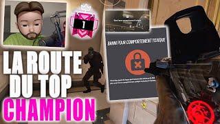 LA NOUVELLE ROUTE DU CHAMPION EN FACECAM JE ME SUIS FAIS BANNIR DÉFINITIVEMENT ! RAINBOW SIX SIEGE