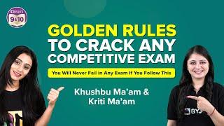 How To Crack Any Competitive Exam In The First Attempt? | Golden Rules to Crack Any Exam | BYJU'S