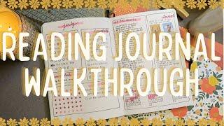 WALKTHROUGH OF MY READING JOURNAL SO FAR | July Reading Journal and More