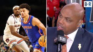 Charles Barkley Reacts to Florida's Win Over His Auburn Tigers | 2025 March Madness