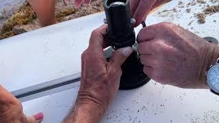 How to attach a mast base to your Mistral windsurfing boards mast track