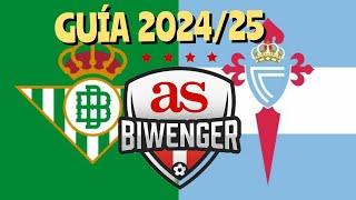 Guía Biwenger 2024/25 Betis y Celta. Análisis Futbolistas y Titulares.