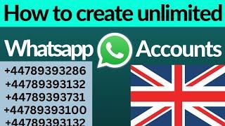 Free UK Number for WhatsApp (2023) | How to Get Free UK Number For WhatsApp