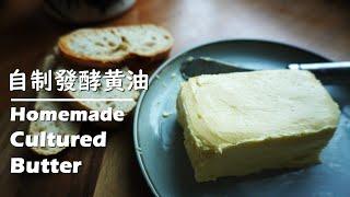 [ENG SUB] Homemade Cultured Butter and butter milk/简单自制发酵黄油和白脱牛奶