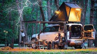 Cozy Camping Quick 5-Minute Automatic Setup, with Land Rover Defender