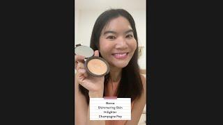 Becca Shimmering Skin Highlighter Review #shorts #makeup #becca #highlighter