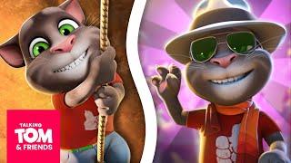 Tom Tries New Things  Talking Tom & Friends Compilation