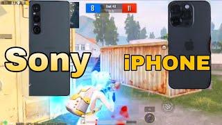 iPHONE 15 PRO VS SONY XPERIA Android & iOS  Pubg mobile