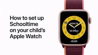 How to setup and use schooltime on Apple Watch