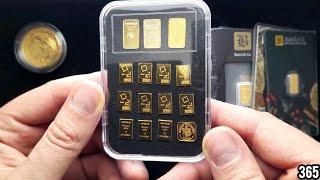 How much does an ounce of gold cost in 1 gram gold bars?!