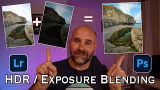 How to blend photos in Lightroom and edit in Photoshop