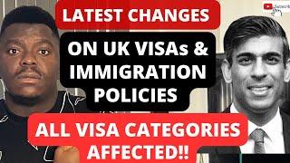 LATEST CHANGES ON UK VISAS AND IMMIGRATION | REDUCING NET MIGRATION | All visa Categories affected