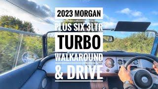 2023 Morgan Plus Six. Walk around and drive