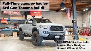 3rd Gen Tacoma Walkaround: Nomad Wheel, ARB, 12v Starlink & More | Basil's Garage