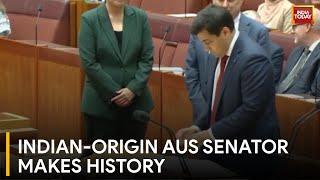 WATCH: Indian-Origin Australian Senator Varun Ghosh Takes Oath On Bhagavad Gita