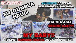 MY GUNPLA HAUL IN MULTITOYS EVENT TANOSHII WORLD 2023  | Bsd Qbig City | AKHIRNYA DAPET JUGA GENGS!!