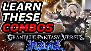 GranBlue Fantasy versus Rising | 2B Combos You Need to Learn | GBVSR 2B Combo Guide