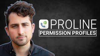 Roofing Business Permission Profile System in ProLine CRM [DEMO]