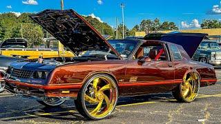 Whips By Wade Certified Summer Car Show 2024, Atlanta GA, Donks, Gbodys, Big Rims, Amazing Cars