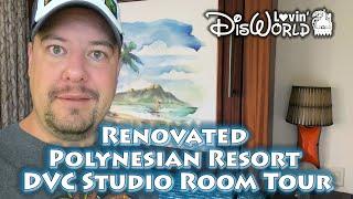 Disney's Polynesian Resort DVC Villas Renovated Studio Room Tour