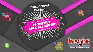 January Month Best Offer 2021 | Great Indian Sale Imagine Art | Wooden Photo Frame | Imagine Art