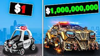 $1 to $1,000,000,000 Police Car in GTA 5