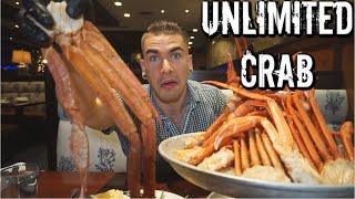 ALL YOU CAN EAT CRAB LEGS VS PRO EATER | ENDLESS CRAB IN FLORIDA | Man Vs Food