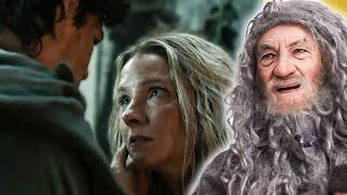 Gandalf reacts to Elrond French kissing his wife's mother